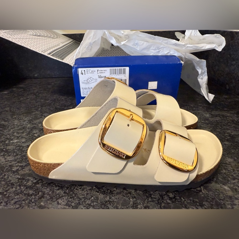 Birkenstock Arizona Big Buckle/ Narrow Fit / size 41 (9-9.5) / Leather